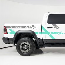 Zijkstrepen BedSide Truck Vinyl decals stickers voor Dodge Ram 1500 4