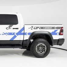 Zijkstrepen BedSide Truck Vinyl decals stickers voor Dodge Ram 1500 5
