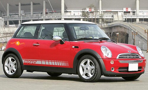 Mini Cooper S F56 2014-2018 zijstreep graphics sticker sticker stijl 7
