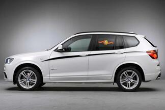 BMW X3 M F25 M Performance-accentstrepen Grafische emblemen met zijstreep

