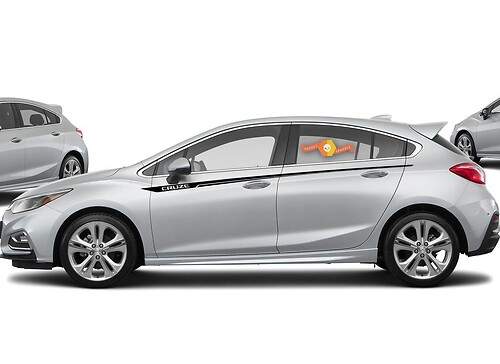 Chevrolet Cruze krijtstrepen aan de zijkant Sticker Sticker Deurpaneel Sticker Sticker 1
