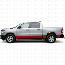Rechte Rocker Panel Stripe Vinyl Decal Kit voor Dodge Ram 1500_4