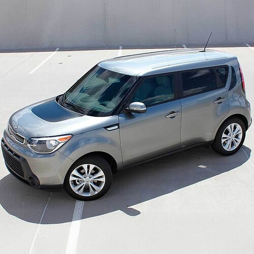 Motorkap- en achterstijlstickers stickers vinylafbeeldingen voor Kia Soul
