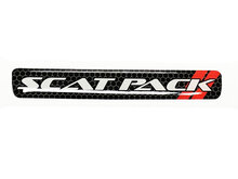 Stuurwiel Scat Pack Rode strepen embleem koepelvormige sticker sticker Challenger Charger Scatpack
 2
