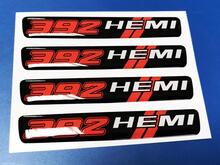 Stuurwiel Scat Pack Rode strepen embleem koepelvormige sticker sticker Challenger Charger Scatpack
 3