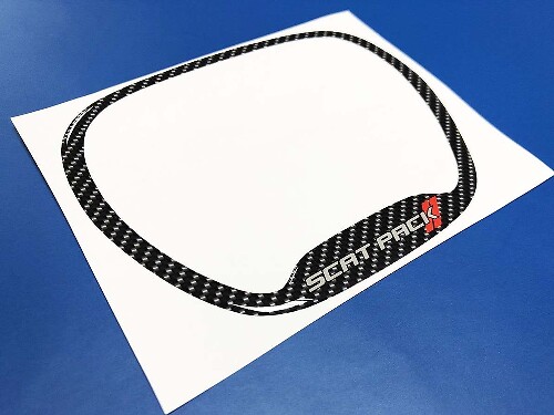 Scat Pack stuurwiel trimring decal voor Dodge