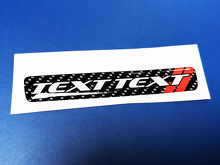 Scat Pack Style TEXT TEXT Red Carbon Fiber Domed Strip 2 — Vinylsticker (stuurwiel) voor Dodge Challenger_2