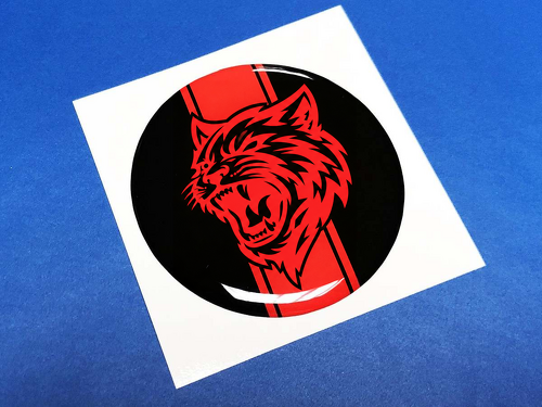 Hellcat Brandstofdeur Insert embleem koepelvormige sticker sticker voor Challenger
