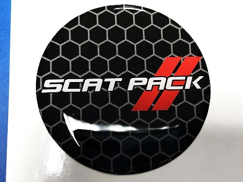 Scat Pack Stijl Brandstofklep Inzet Bolle Decal voor Dodge Challenger