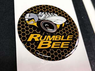 Startmotorknop Rumble Bee embleem koepelvormige emblemen
