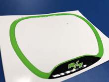 R/T Lime Stuurwiel Afwerkingsring Bolvormige Sticker voor Dodge Challenger Charger_2