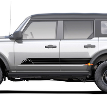 Retro vintage erfgoedgolf rocker paneel stick Side streep sticker fit Toyota 4Runner 2
 3