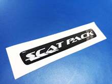 Stuurwiel Scat Pack Grille textuur embleem koepelvormige sticker sticker Challenger Charger Dodge Scatpack
 2