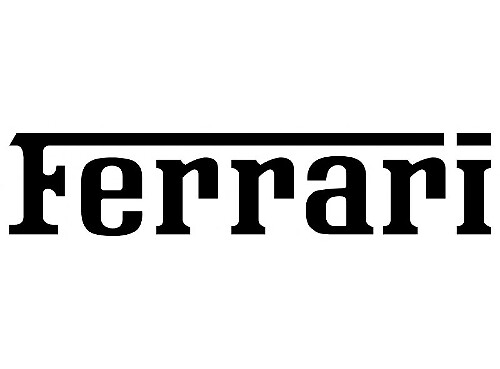 FERRARI TEKST DECAL 2021 Zelfklevende vinyl sticker decal

