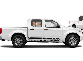 Toyota Tundra Side Stripe Kit Bedskirts noodlijdende vinyl sticker
