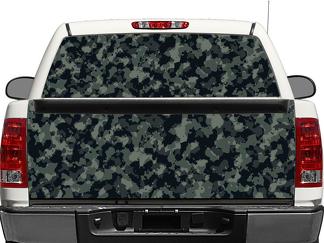 Camo Camouflage Achterruit OF achterklep Decal Sticker Pick-up Truck SUV Auto
