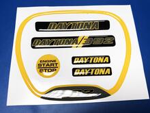 Set Daytona 392 gele stuurwielbekleding RING embleem koepelvormige sticker sticker oplader Dodge
 3