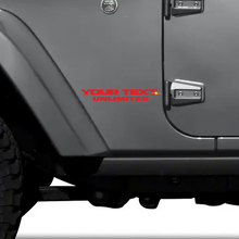 Aangepaste tekststicker voor Jeep Wrangler Unlimited CJ TJ YK JK XJ 2