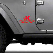 Aangepaste JK Unlimited Side Vinyl Decal Set voor Jeep Wrangler_3