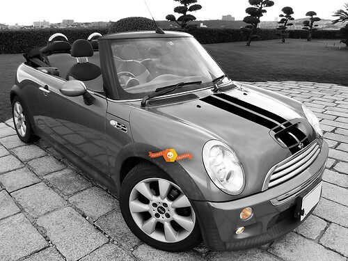Dubbele Racingstijl Strepen Motorkap Kofferbak Vinyl Decal Sticker voor MINI Roadster_1