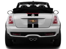 Dubbele Racingstijl Strepen Motorkap Kofferbak Vinyl Decal Sticker voor MINI Roadster_2