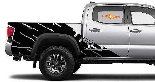 TRD-stijl modderspatten zijvinylstickerset voor Toyota Tacoma