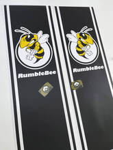 Rumble Bee Stijl Bedside Stripe Vinyl Sticker voor Dodge Ram_3