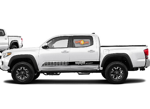 2X Toyota Tacoma TRD 4x4 Sport side skirt Vinyl Decals grafische sticker 2016-2019
