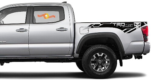 TRD 4x4 Sport Punisher Bed Side Vinyl Decal Kit voor Toyota Tacoma 2016-2020