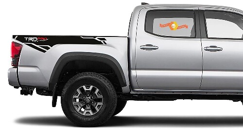 2 x Toyota Tacoma Trd PRO Racing Development 2016-2020 zijvinylstickers sticker
