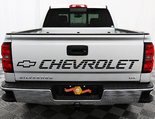 Chevrolet Achterklep Lettering Vinyl Decal voor Chevy Trucks