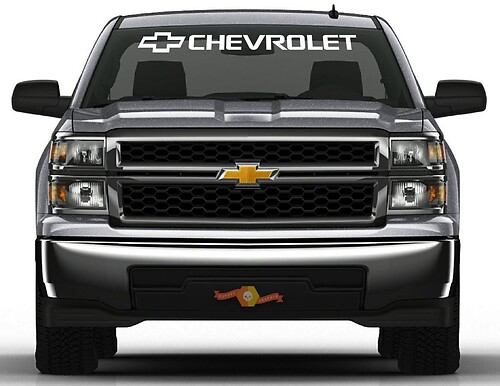 Truck Chevrolet Windscherm Grafische Vinyl Decal Sticker Custom 40 voertuig