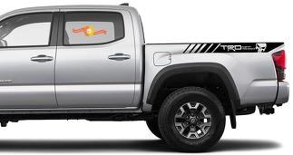 2X Tacoma Toyota TRD Off Road Truck Nachtkastje Decals Vinyl Stickers

