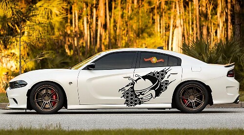 Scat Pack zijvinylstickers voor Dodge Charger 2011-2020
