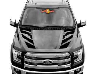 FORD F-150 Raptor Hood Graphics 2015 2019 Ford Racing Stripe-stickers - 2
