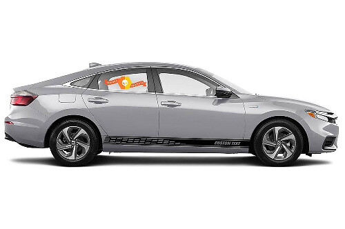 Racing rocker panel strepen vinyl stickers stickers voor 1999-2019 Honda Insight EX stijl #2
