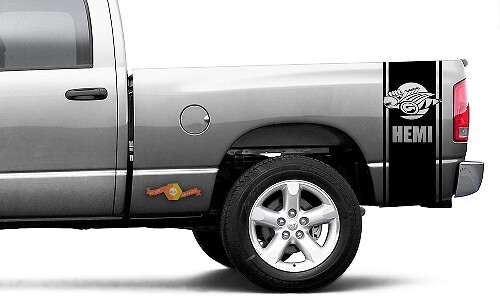 Rumble Bee Hemi Achterzijde Vinyl Striping Sticker Kit voor Dodge Ram 1500-3500