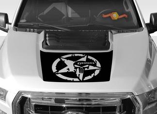 FORD F-150 Raptor SVT Hood Graphics 2015-2019 - Ford Racing Stripe-stickers - 2
