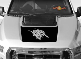 FORD F-150 Raptor Punisher SVT Hood Graphics 2015-2019 - Ford Racing Stripe-stickers - 2
