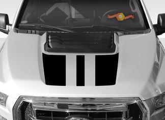 FORD F-150 Raptor SVT Hood Graphics 2015-2019 - Ford Racing Stripe-stickers - 4
