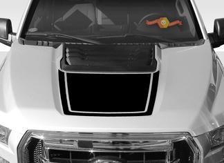 FORD F-150 Raptor SVT Hood Graphics 2015-2019 - Ford Racing Stripe-stickers - 5
