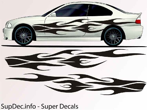 Vinyl Auto Body Graphics EXTERIEUR BUITEN Sticker sticker B738