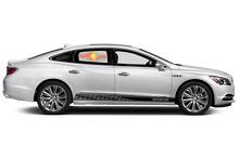 Racing rocker panel strepen vinyl stickers stickers voor Buick LaCrosse Essence
 2