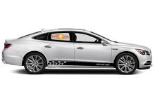 Racing rocker panel strepen vinyl stickers stickers voor Buick LaCrosse Essence
 4