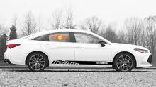 Racing rocker panel strepen vinyl stickers stickers voor Toyota Avalon
 2