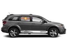 Racing rocker panel strepen vinyl stickers stickers voor Dodge Journey
 3