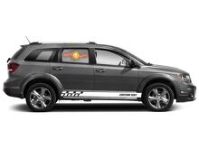 Racing rocker panel strepen vinyl stickers stickers voor Dodge Journey
 4