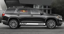 Racing rocker paneel strepen vinyl stickers stickers voor GMC Acadia
 4