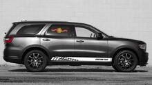 Racing rocker panel strepen vinyl stickers stickers voor Dodge Durango
 3