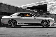 Racing rocker paneel strepen vinyl stickers stickers voor Dodge Challenger
 3